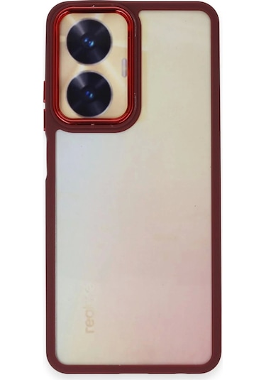 Realme C55 Kılıf Dora Kapak - Kırmızı