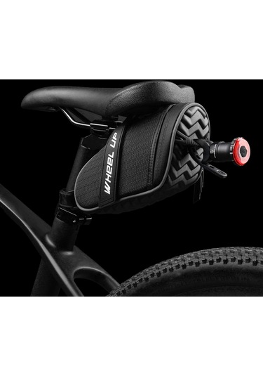 Wheel Up-bisiklet Eyer Çantası Su Geçirmez Bisiklet Çantası Y23103b Siyah