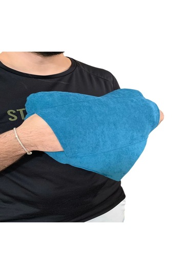 Ozclife Premium Cepli Kalp Yastığı - Mavi