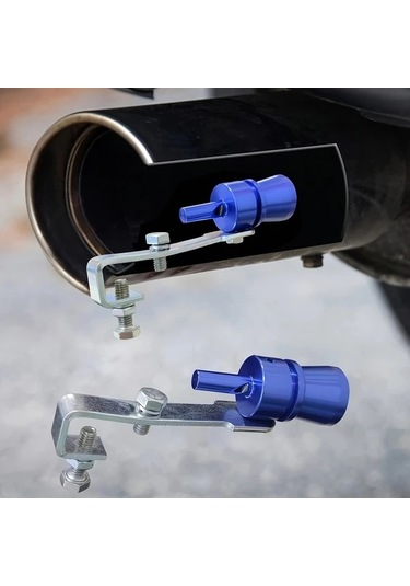 Dashanshop Siyah 1 Adet Alüminyum Alaşım Türbülörlü Egzoz Düdüğü Araba Kamyon Suv Ses Sistemi Yükseltme