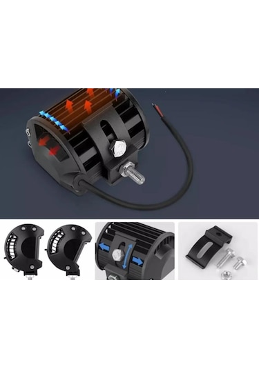 8 Adet 60w Kombo Aydınlatma 20 Led Çalışma Lambası Off Road