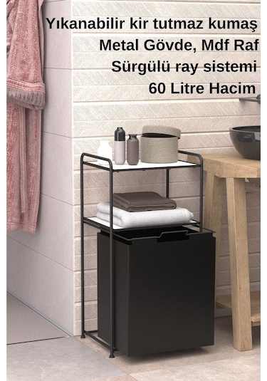 2 Katlı Çamaşır Sepeti Kirli Sepeti Beyaz Raflı Banyo Dolabı Banyo Düzenleyici Organizer Mat Siyah Mg100 Siyah 2 Katlı Çamaşır Sepeti Kirli Sepeti Beyaz Raflı Banyo Dolabı Banyo Düzenleyici Organizer Mat Siyah Mg100 Siyah