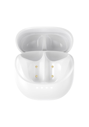 Opus Bluetooth V5.4 Kablosuz Kulak Içi Tws Kulaklık Enc Destekli 4 Mikrofon Sistemi Beyaz