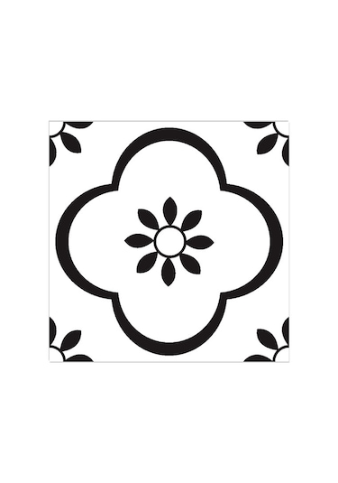 Tenfowee Kendinden Yapışkanlı Suya Ve Yağa Dayanıklı Pvc Duvar Sticker'ı, 20x20cm 6'lı Paket, F3009 Diğer