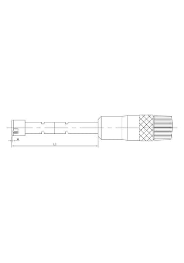 Fett As-208330 87-100 mm Asimeto Dijital 3 Nokta Temaslı İç Çap Mikrometresi