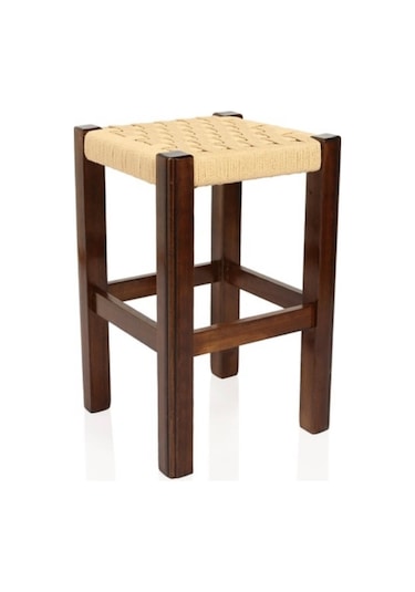 Ahşap Hasır Örgü Tabure 45 Cm. Sitedeki En Uygun Fiyat... (404777647)