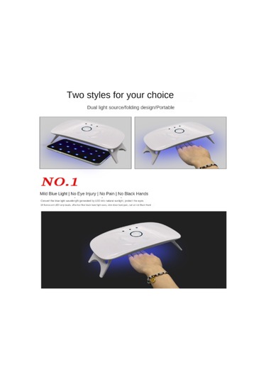 Moveevo "24w Güçlü Uv Reçine Kurutma Lambası - 365+395nm Çift Dalga Boyu, Taşınabilir Ve Hızlı Kurutma"