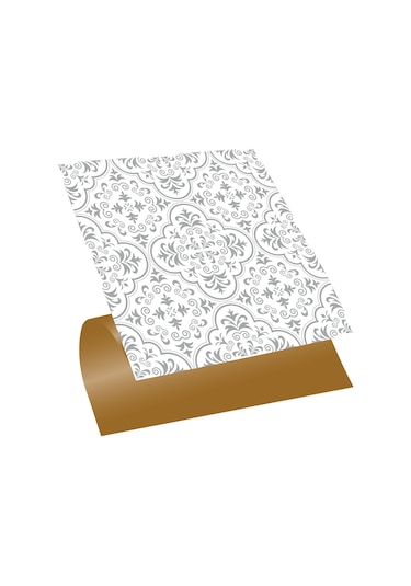 Tink KENDİNDEN YAPIŞKANLI GRİ MOTİFLİ DESENLİ PVC KARO 30X30 CM