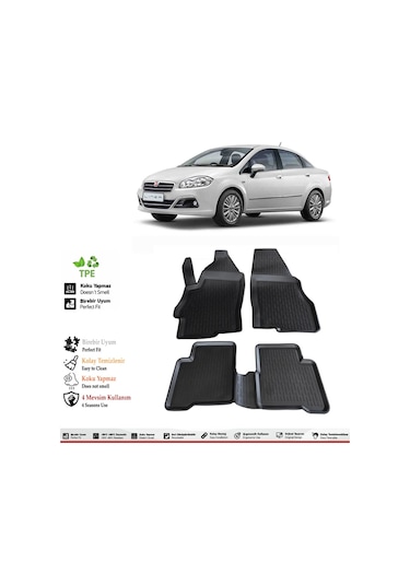 Fiat Linea 2014 Model 4d Havuzlu Paspas