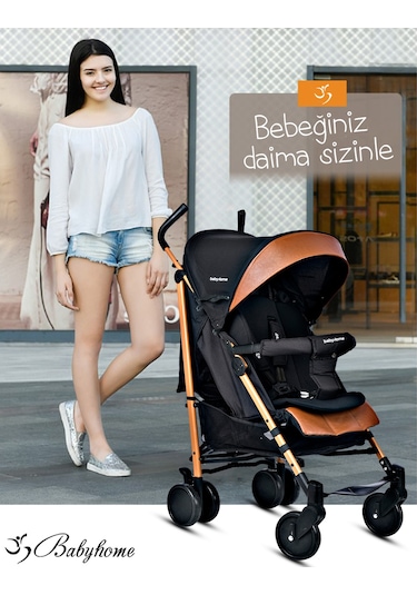 Baby Home 107 Clark Tam Yatar Alüminyum Baston Bebek Arabası