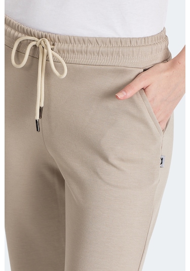 Slazenger Ilara 2 Li Set Kadın Eşofman Altı Siyah - Bej