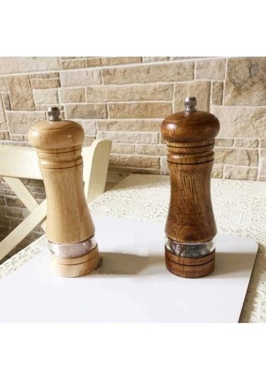 Besthome1 Kahverengi 6 Tuz Öğütücü, Pürüzsüz Yüzey, Kullanışlı Mutfak Aracı Kahverengi