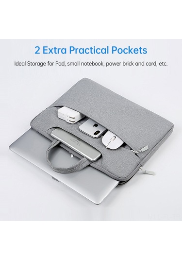 Lemestar Gri Sırt Çantası - 15.6" Tablet Dizüstü Bilgisayar Çantası, Su Geçirmez Oxford Kumaş, Çizik Dayanıklı, Ofis Ve Toplantılar İçin Gri