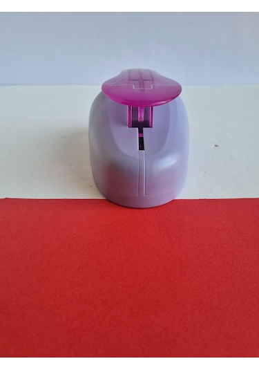 Dev Jumbo Boy 8 Cm Kesen Şekilli Delgeç Ağaç Desenli Şekilli Kesen Punç Çok Renkli