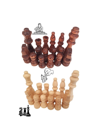 Ahşap Satranç Takımı Turnuva Boyu