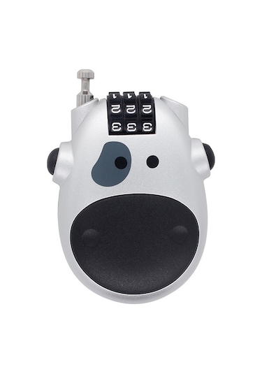 Dianziye Motosiklet Kask Kilit, Genişletilebilir Çelik Tel, 4 Basamaklı Şifre Kilidi, Elektrikli Bisiklet Antifantezi, Çok Amaçlı Güvenlik C32 Sarı