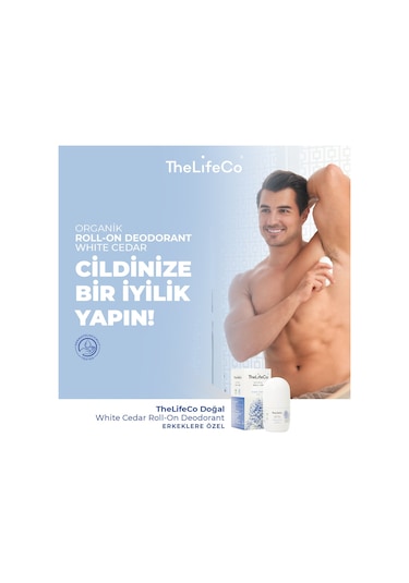 The Lifeco White Cedar Erkek Roll-On Deodorant 2 x 60 ML