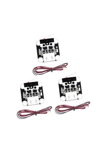 Springsun Aibecy 3d Yazıcı Parçaları Son Durdurma Sınır Anahtarı 3pin Son Durdurma Anahtarı Modülü Creality Cr-10 İçin Kablo İle Fiş Kontrolü A