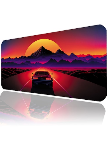 İlyuka Mousepad 90x40cm Büyük Boy Xxl Mp489040 Car Ride