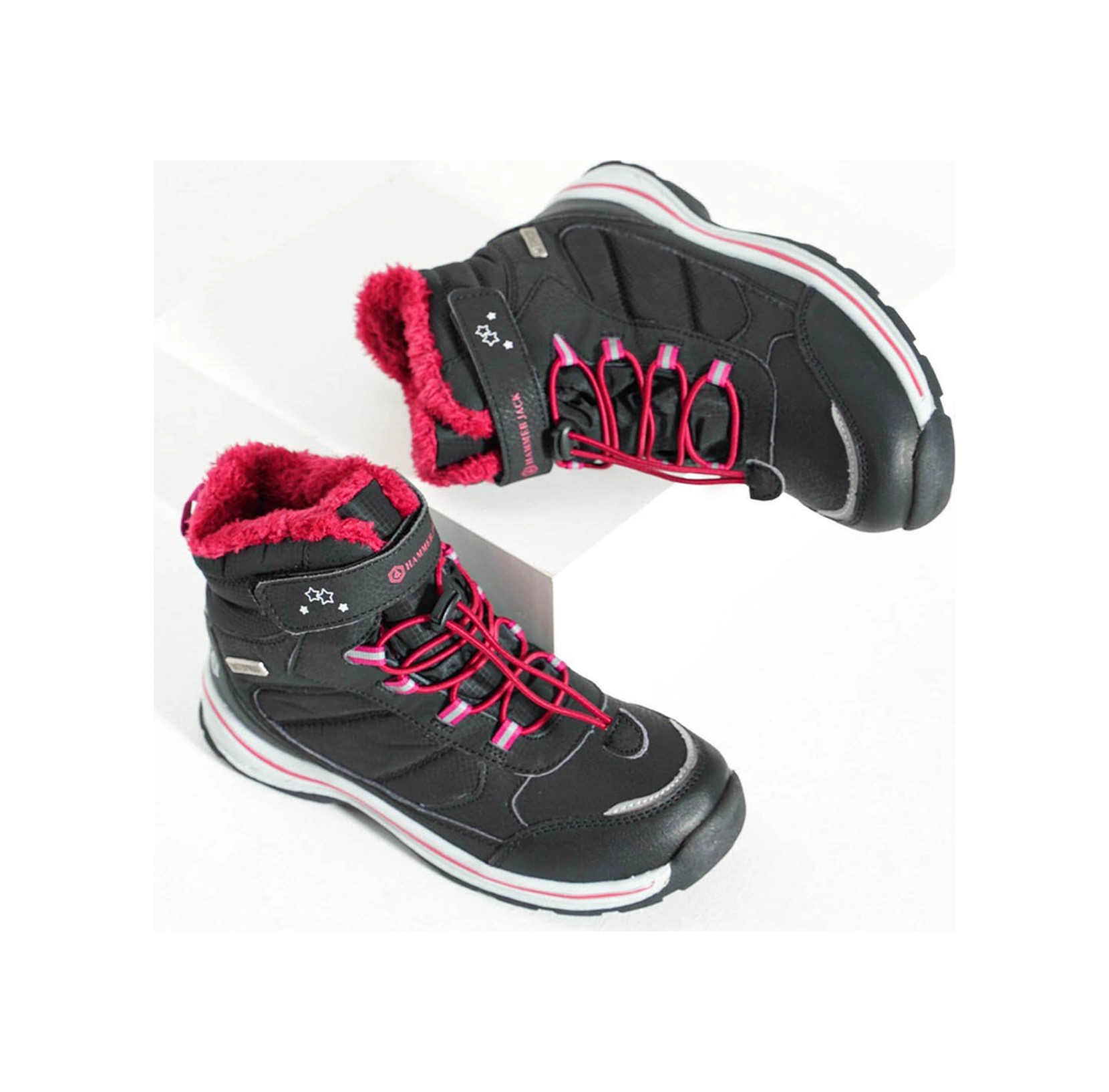 Hammer Jack Moreno Su Geçirmez Siyah Kız Çocuk Bot & Bootie 23148-f Siyah