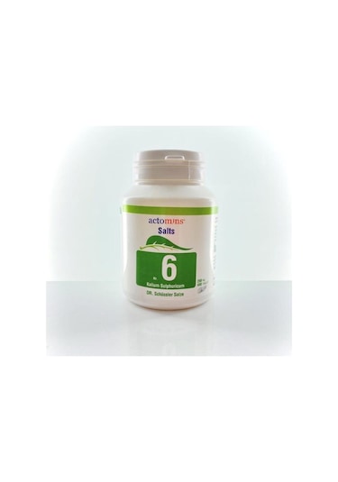 Schüssler Tuzları No6 Kaliumsulfuricumd6-400 Tablet- 04-2025