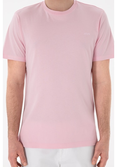 U.S. Polo Assn. Erkek Regular Fit Bisiklet Yaka Açık Pembe Basic Tişört 50305928-VR078 U.S. Polo Assn. Erkek Regular Fit Bisiklet Yaka Açık Pembe Basic Tişört 50305928-VR078