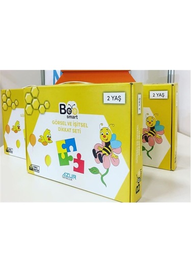 Bee Smart 2 Yaş Görsel ve İşitsel Dikkati Güçlendirme Seti 2 Yaş