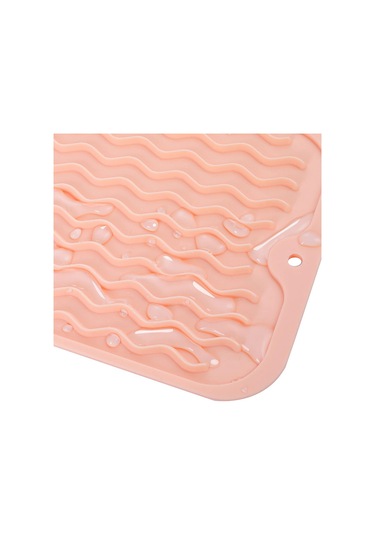 Çok Amaçlı Bulaşık Kurutma Matı, Mutfak İçin Silikon Mat Pembe-a Mürdüm