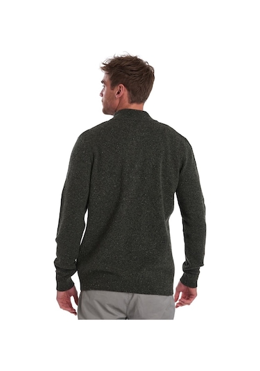 Barbour Tisbury Half Zip Kazak Gn79 Dk Seaweed Gri