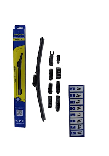 400mm Ön Silecek Süpürgesi Goodyear 8 Aparatlı