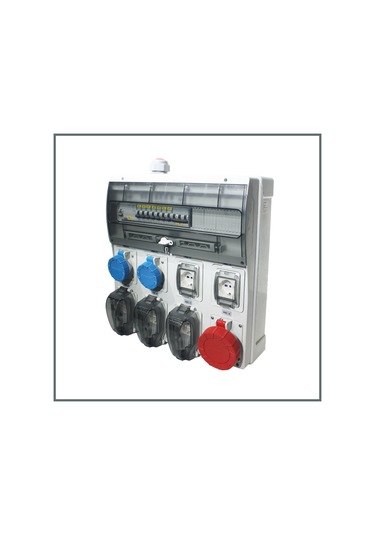 Novsen Ip66 Kombinasyon Panosu 5ad. Schuko, 2 Ad. 3x16a, 1ad. 5x32a