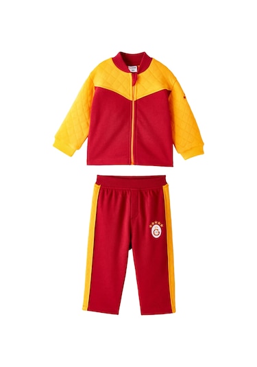 Gsstore Galatasaray Bebek Eşofman Takımı B252044 Sarı - Kırmızı