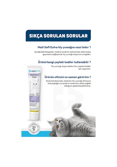 Onevet Malt Extra Paste Tüy Yumağı Önleyici Kedi Maltı 100 Gr