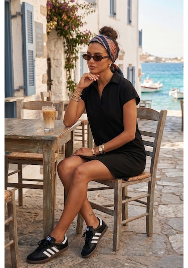 Lela Bayan Elbise 5866153 Siyah Siyah