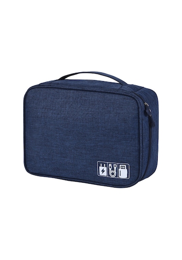 Singree Pratik Seyahat Çantası - Şarj Kablosu Ve Powerbank Saklama Çantası