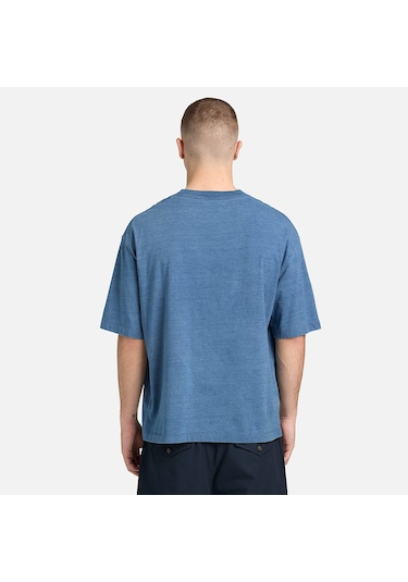 Timberland Indigo Tee Erkek T-shirt-32263 Mavi