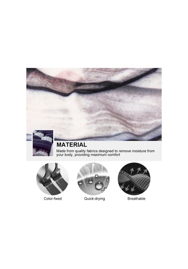 Paıyıge Yoga Pantolon Kadın Baskılı Kız W/şapka Hk28