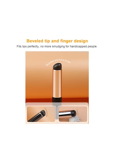 Shineyee Yumuşak Silikon Ruj Fırçası - Hassas Uygulama Ve Karıştırma İçin Taşınabilir Makyaj Aracı