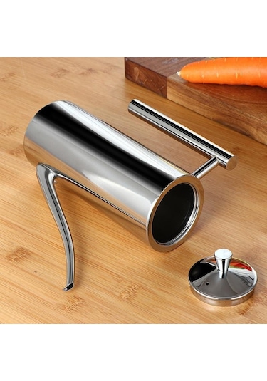 1 Adet Sızdırmaz 304 Paslanmaz Çelik Yağdanlık Sirke Sos Dağıtıcı Baharat Şişesi 500 Ml/700 Ml 700 Ml