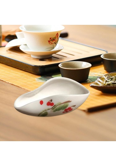 Suntek Ev Büfe Kiraz Için Seramik Dozaj Kabı Porselen Tek