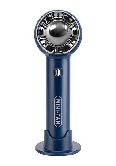 Puluzpuluz F23 El Rurbo Mini Elektrikli Fan Siyah 6917 Mavi