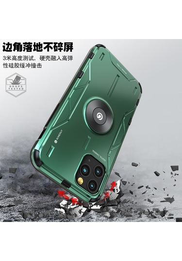 Ximistore9 İpohone Uyumlu 11/xr/x/xs Ve Huawei Nova6 İçin Şok Emici Araç Tutuculu Kılıf -防摔 Koruma Ve Kolaysız Kullanim - Siyah