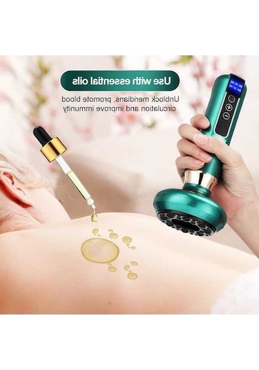 Novahub Vantuz Vakum Selülit Masaj Gucellulite Elektrikli Anti Oq Yeşil