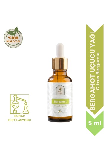 Bergamot Uçucu Yağı 5 Ml Rahatlatıcı & Ferahlatıcı Aromaterapi Yağı 5 ML