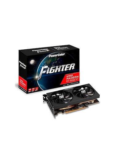 Powercolor ‎AMD Radeon RX 6650 XT Fighter 6650XT 8GBD6-3DH 8 GB GDDR6 128 Bit Ekran Kartı