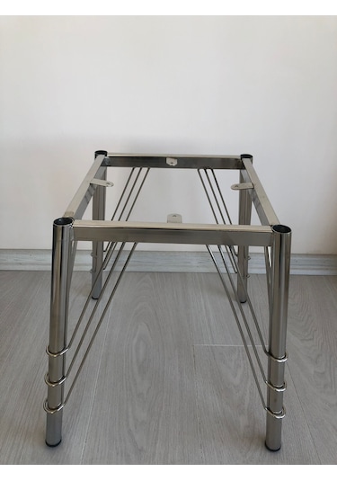 Metal, 40 Cm Krom Kaplama Sandalye Ayağı 2 Adet