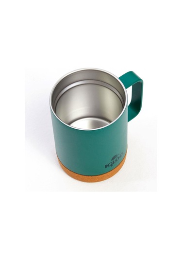 Çelik Mug Termos - Igloo - Cork - 350ml - Yeşil - 205696 Çok Renkli