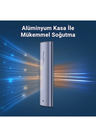 Veggieg 10gbps Usb 3.1 Gen2 M.2 Sata Ngff Nvme Ssd Disk Kutusu