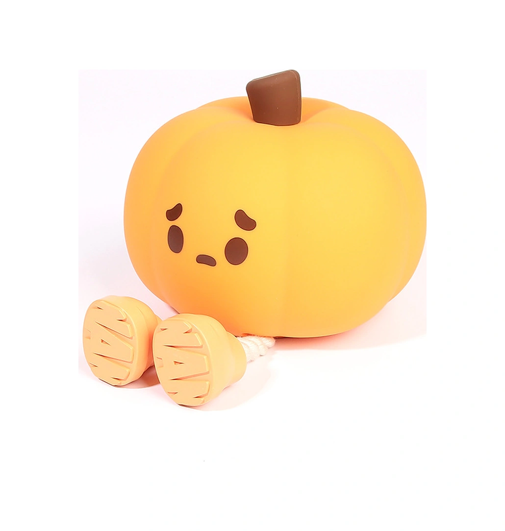 Jack O'lantern Gece Lambası - Sevimli Led Balkabağı Lambası, Silikon Kısılabilir Dxghc Diğer