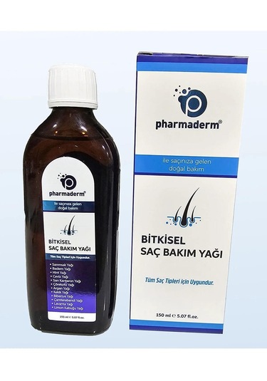 Pharmaderm Bitkisel Saç Bakım Yağı 150 Ml